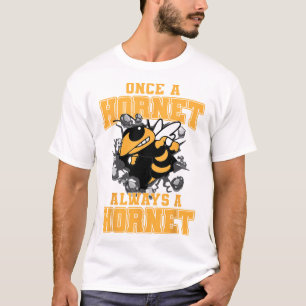 Once A Hornet Always A Hornet Back To School Spiri T-Shirt