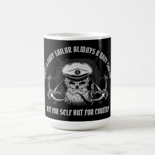 ONCE A NAVY SAILOR ALWAYS A NAVY SAILOR COFFEE MUG