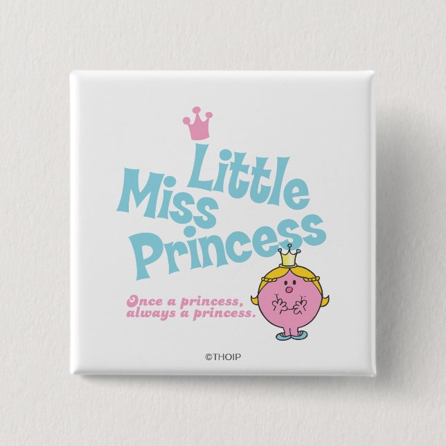 Once A Princess 15 Cm Square Badge (Front)