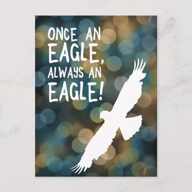 once an eagle always an eagle postcard (Front)
