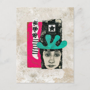 Once And Always A Lunatic Postcard - Abstract Art