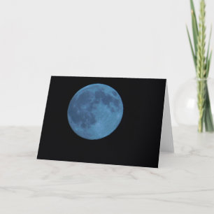 Once in a Blue Moon Greeting Card