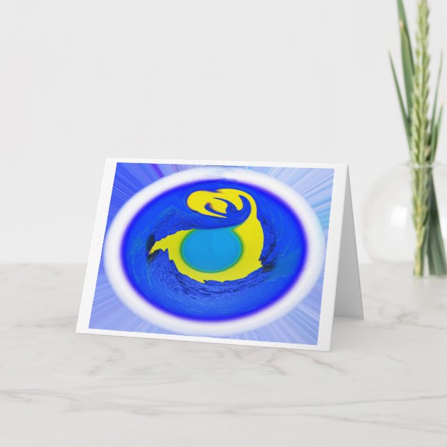 Once in a blue moon holiday card (Front)