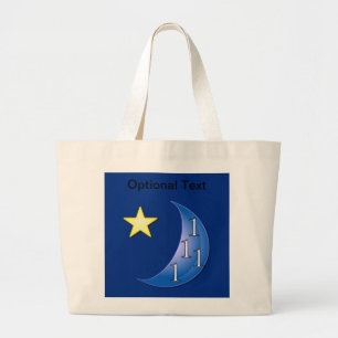 Once in a Blue Moon Large Tote Bag