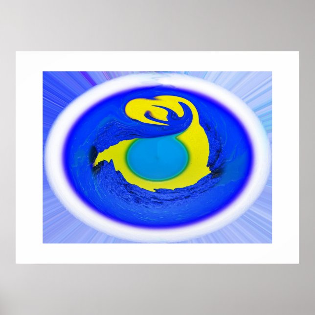 Once in a blue moon poster (Front)