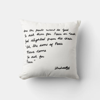 Once the poets went to God Cushion