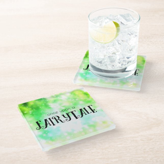 Once Upon a Fairytale Glass Coaster (Angled)