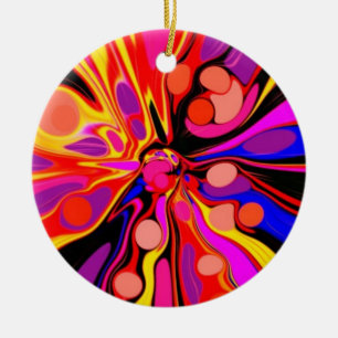 Once Upon A Groovy Time Ceramic Tree Decoration