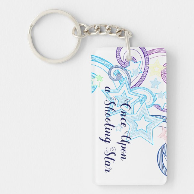 Once Upon a Shooting Star Key Ring (Front)