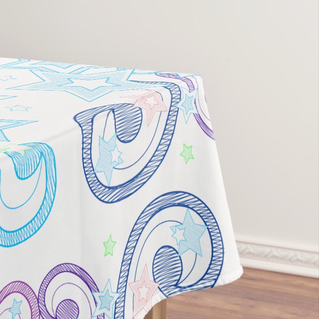 Once Upon a Shooting Star Tablecloth (In Situ)