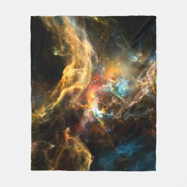 Once Upon a Space series. Abstract design made of  Fleece Blanket (Front)