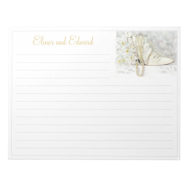 ONCE UPON A TIME 11"x8.5" Notepad + Lines (Front)