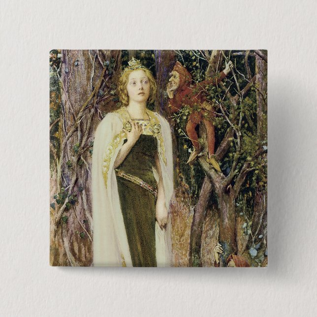 Once Upon a Time 15 Cm Square Badge (Front)