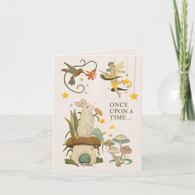 Once Upon a Time: A Fairy Tale  Kids Invitation (Front)