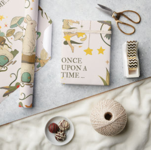 Once Upon a Time: A Fairy Tale  Kids Wrapping Paper