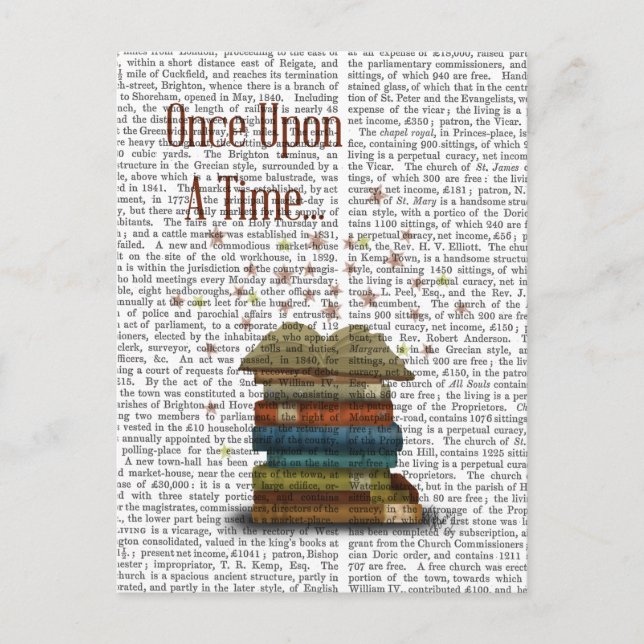 Once Upon A Time Books Postcard (Front)