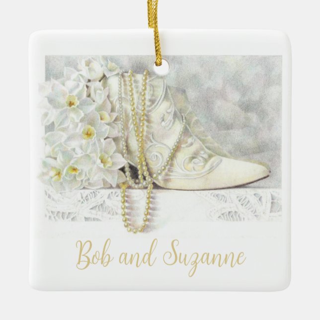 ONCE UPON A TIME Ceramic Square Ornament (Front)
