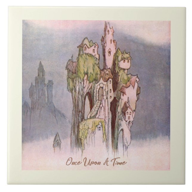 Once Upon A Time  Ceramic Tile (Front)