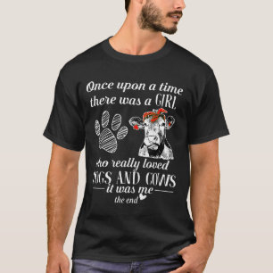 Once Upon A Time Dogs And Cows Lover T T-Shirt
