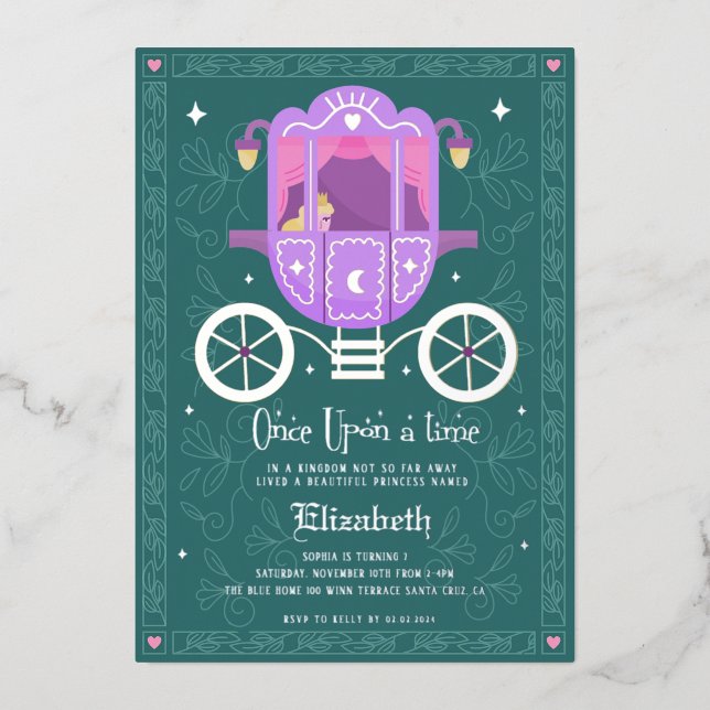 Once upon a Time Fairytale Birthday Party (Front)