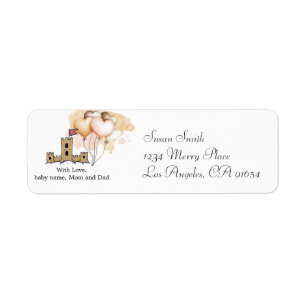 Once Upon a Time in a Land of Joy Return Address Label
