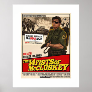 Once upon a time in hollywood  14 fists of Mclusk Poster