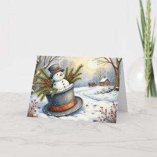 Once Upon a Time in Winter Holiday Card