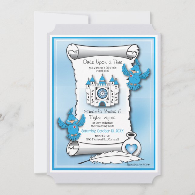 Once Upon a Time Invitation (Front)