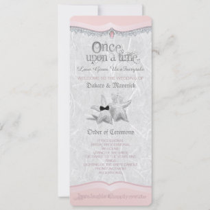 Once Upon A Time IWedding Program