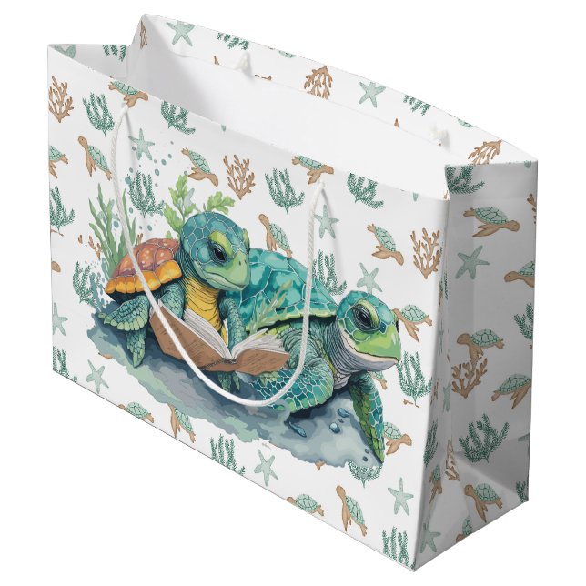 Once Upon A Time  Large Gift Bag (Back Angled)