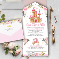 Once Upon a Time Pink Fairytale Castle Baby Shower