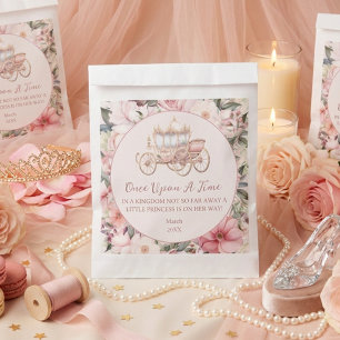 Once Upon a Time Pink Princess Baby Shower Favour Bag