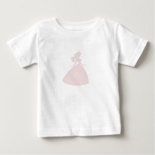 Once Upon a Time Pink Princess Floral Coquette 1st Baby T-Shirt