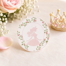 Once Upon a Time Pink Princess Floral Coquette 1st