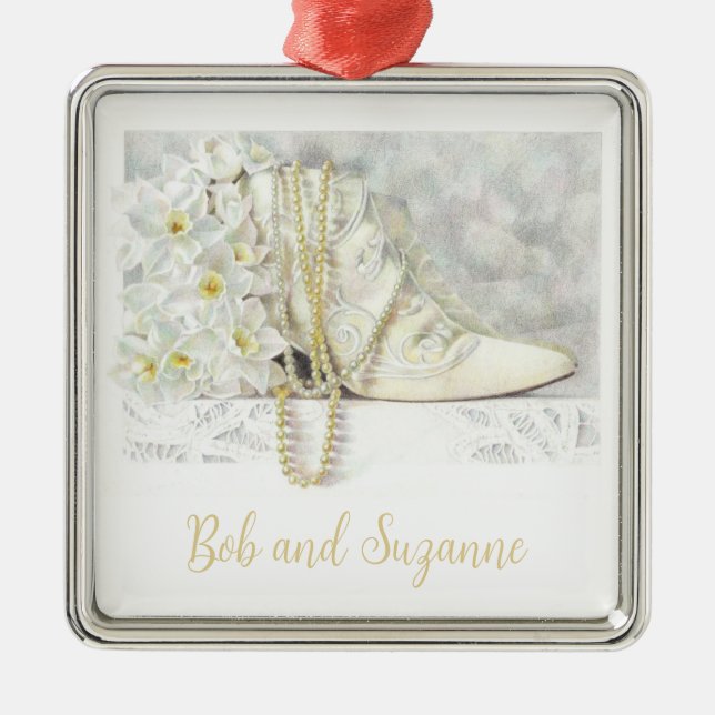 ONCE UPON A TIME Premium Square Ornament (Front)