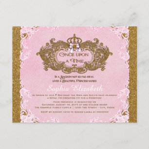 Once Upon a Time Princess Birthday Invitation