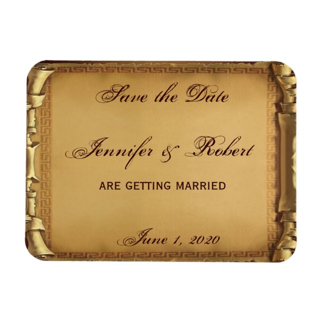 Once Upon a Time Save the Date Magnet (Horizontal)