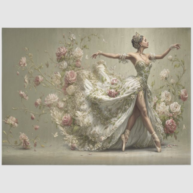 Once upon a Time Series Ballerina Two Tissue Paper (Front)