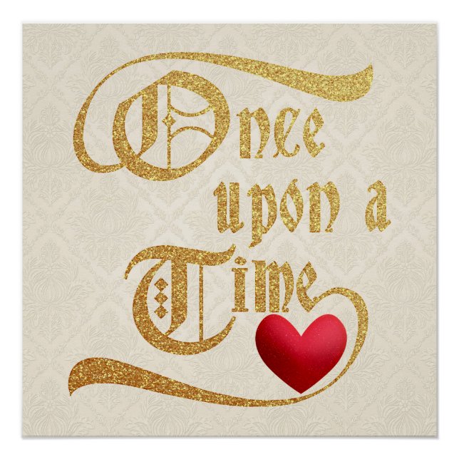 Once Upon a Time Shimmering Poster (Front)