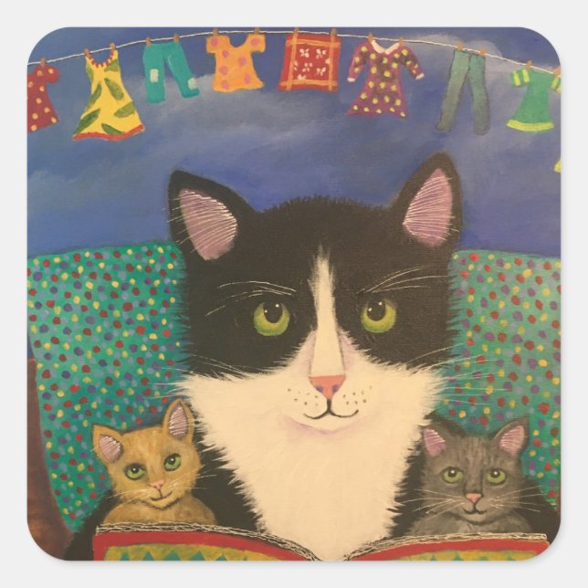 Once upon a time square sticker (Front)