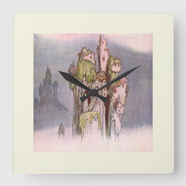 Once Upon A Time  Square Wall Clock (Front)