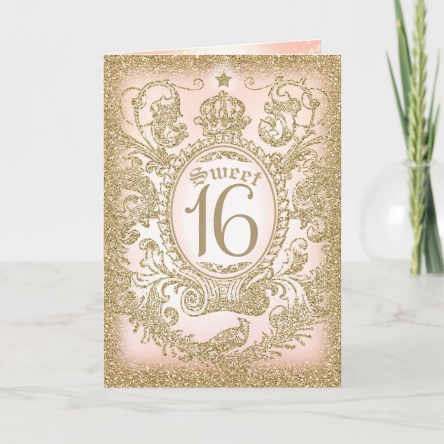 Once Upon a Time Sweet 16 Invitation (Front)