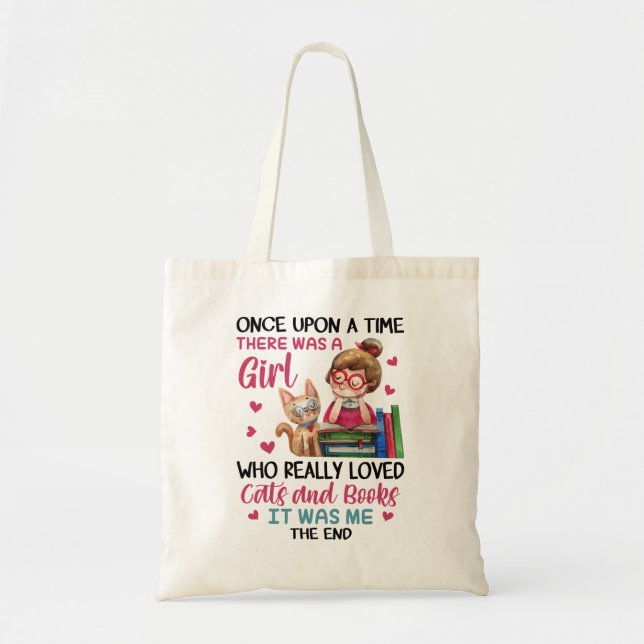 Once Upon A Time There Was A Girl Who Really Loved Tote Bag (Front)