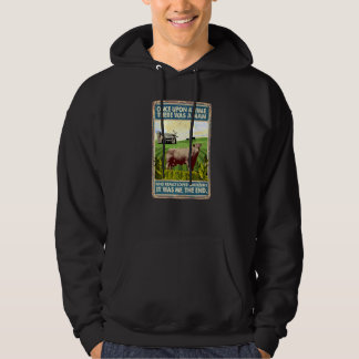 Once Upon A Time There Was A Man  Cow Breed Limous Hoodie