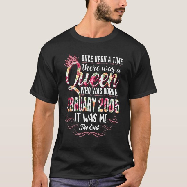 Once Upon A Time There Was A Queen February 2005 B T-Shirt (Front)