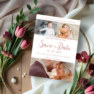 Once Upon a Time Three Photos Before & After Save The Date