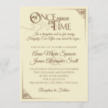 Once Upon a Time Wedding Invitation