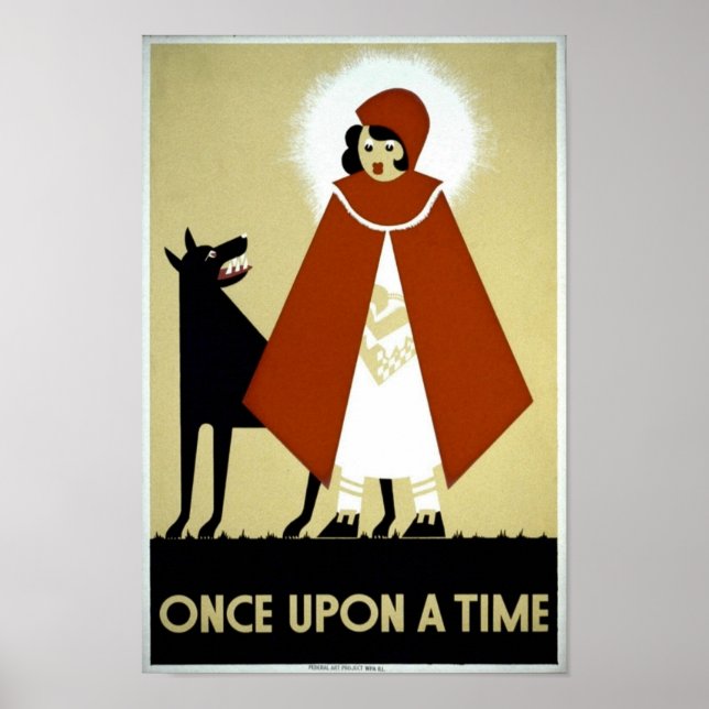 Once Upon a Time - WPA Poster - (Front)