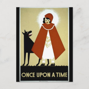 Once Upon a Time - WPA Poster - Postcard