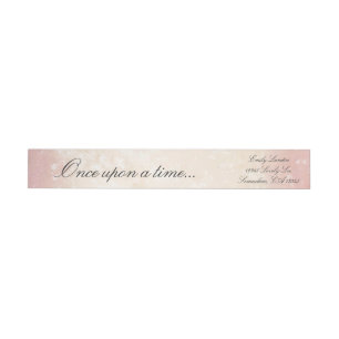 Once Upon a Time Wrap Around Label